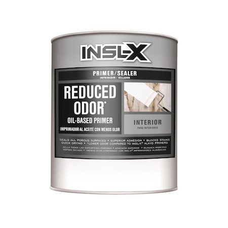 Insl-X By Benjamin Moore Insl-X Reduced Odor White Flat Oil-Based Alkyd Primer 1 qt RO3000099-04